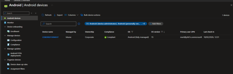 Intune Cod Device How to Deploy Android Enterprise COBO Devices with Intune - Mert Efe ...
