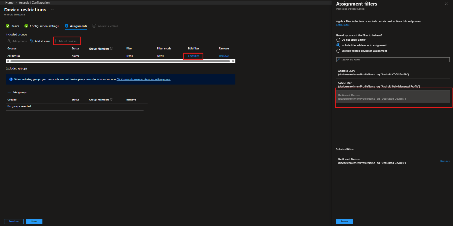 How to Configure Android Enterprise Dedicated Kiosk Devices with Intune ...